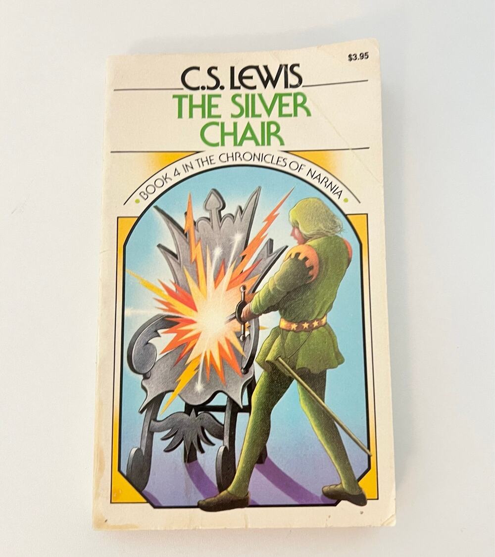 Chronicles of Narnia THE SILVER CHAIR Paperback Book 4 C.S. Lewis Vintage